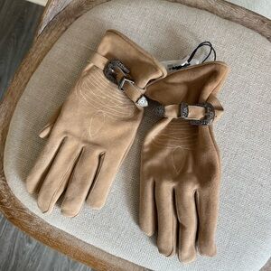 Found Suede western gloves